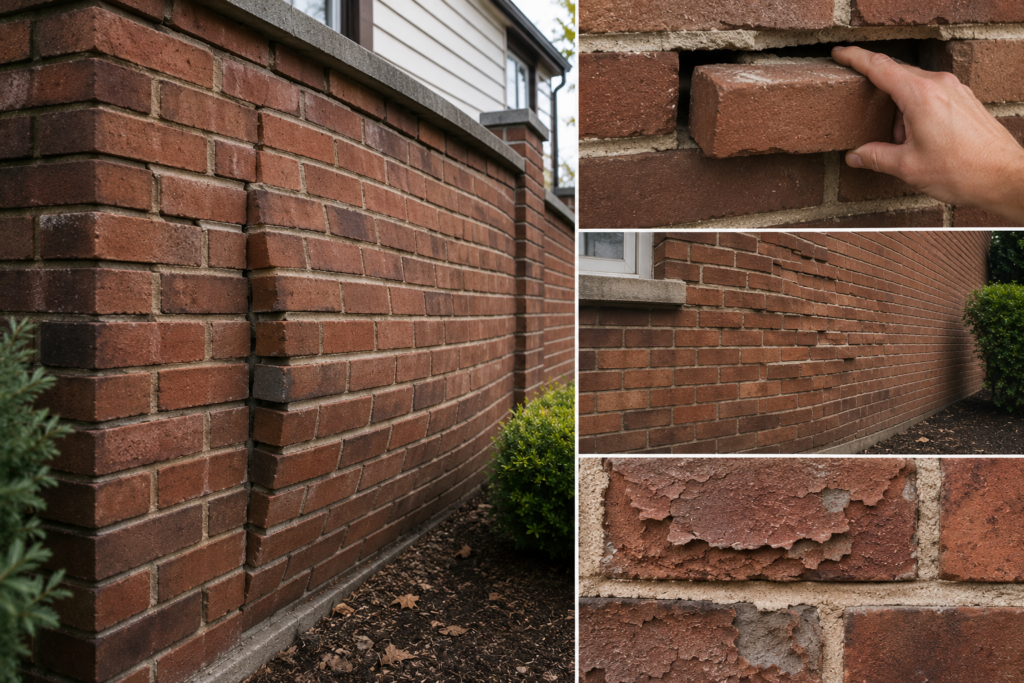 Loose Bricks, Bulging Walls, and Spalling Faces