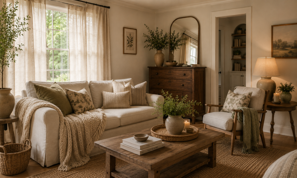Layer Linen and Cozy Textiles Everywhere