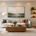 Large Blank Wall Without Overwhelming the Room