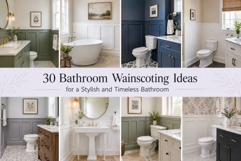 Elegant Bathroom Wainscoting Inspiration