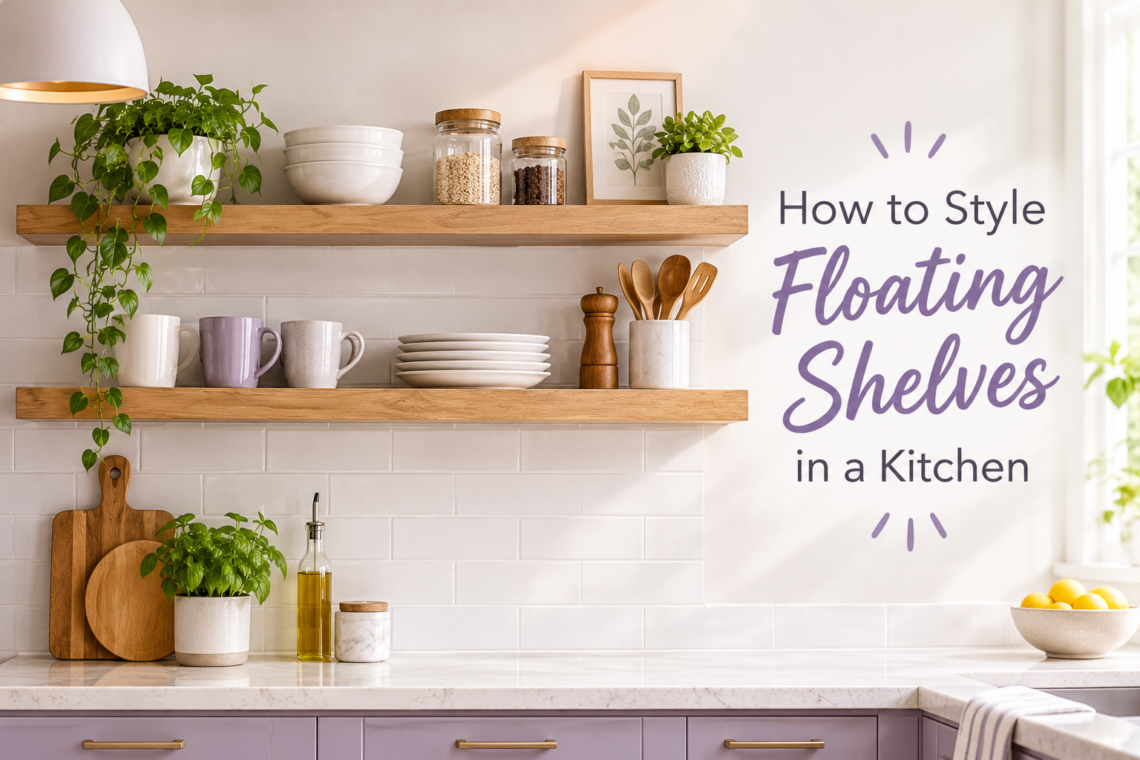 How to Style Floating Shelves