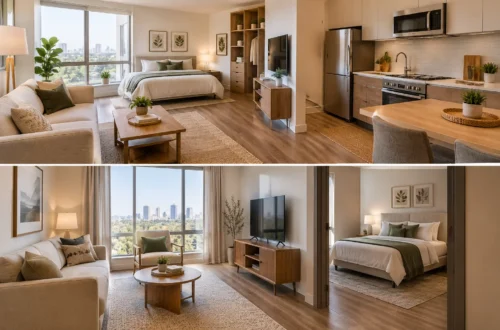 Warm Minimalist Apartment Interiors